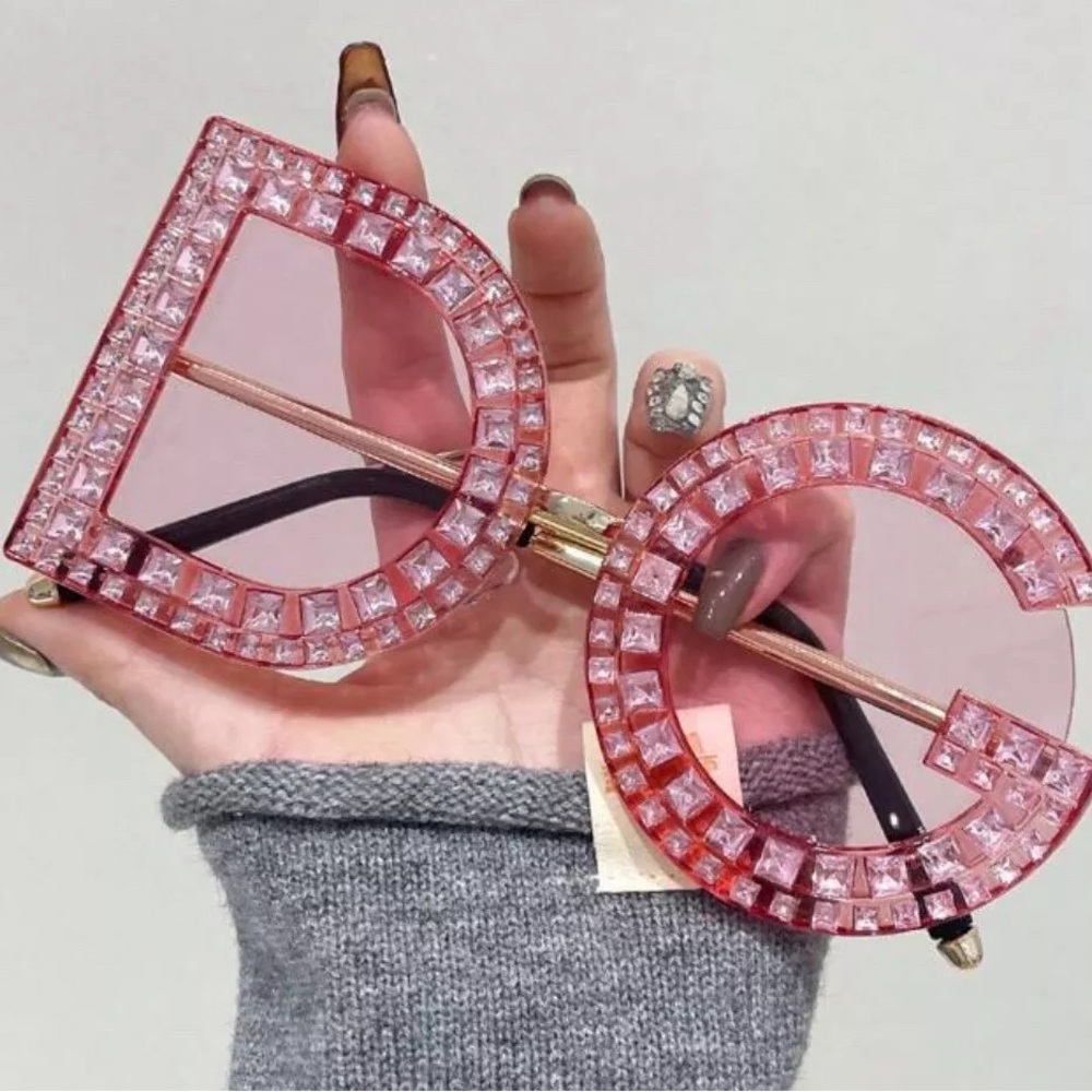 Womens Sunglasses Bling Bling Pink  New, Stylist  Fashion